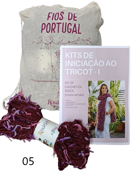 Kit 01- Cachecol Roca da Rosários 4