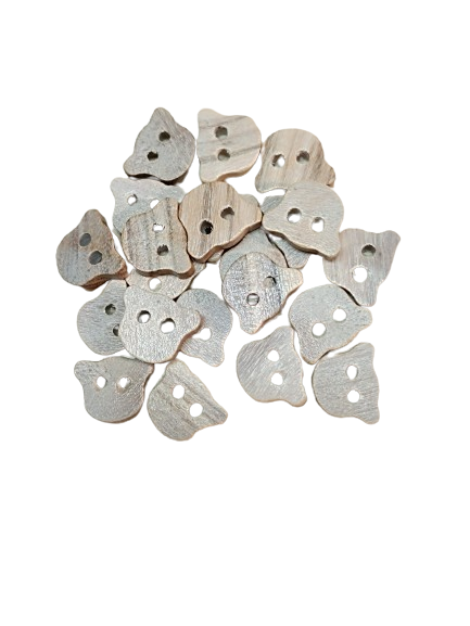 Wooden Buttons - Little Bear