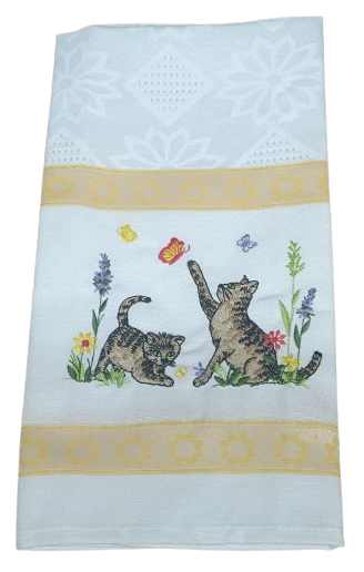 Twill Fabrics - Cats in the Garden