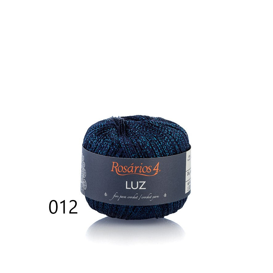 Fil de crochet métallisé de Rosários 4 - Luz