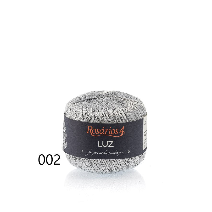 Fil de crochet métallisé de Rosários 4 - Luz