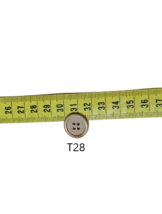 Gros boutons en bois - 4 Trous
