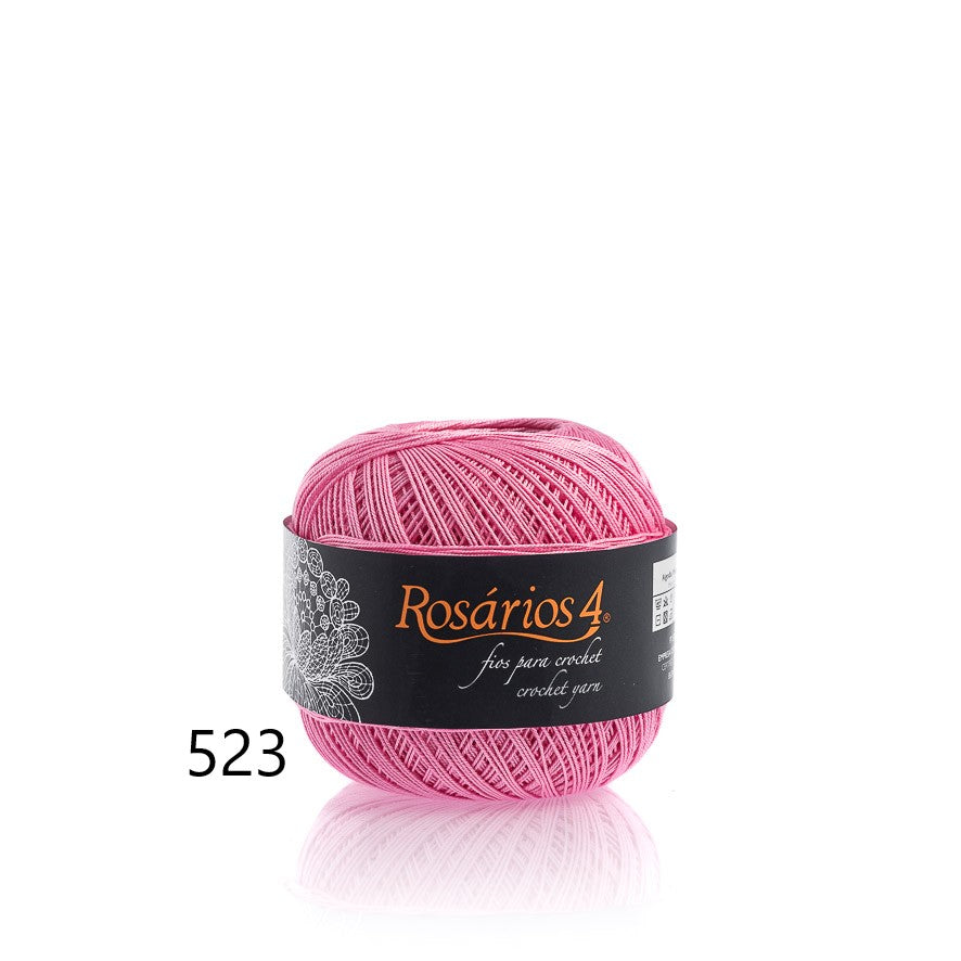 Fils à crocheter Rosários 4, 50g - Couleurs unies