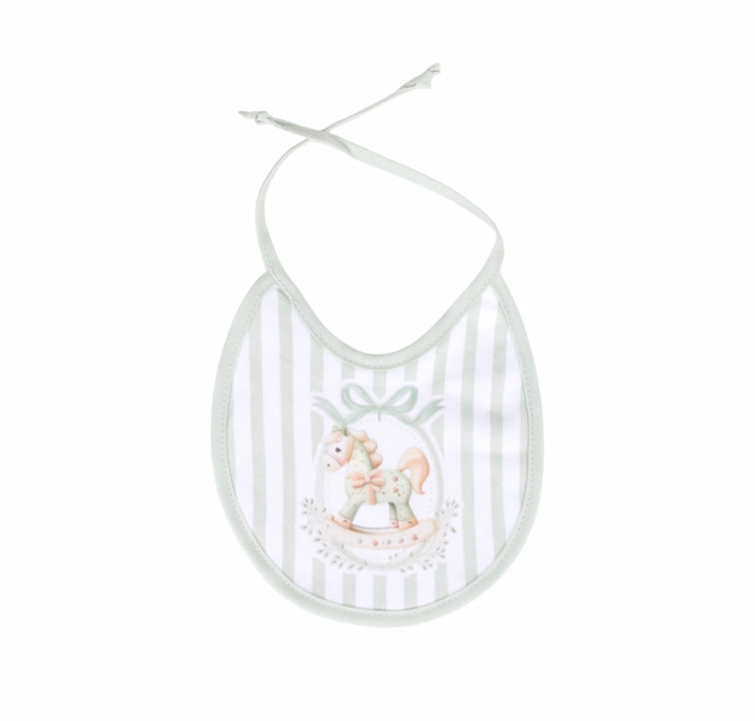Printed Bibs with Snap Fastener - Little Stars