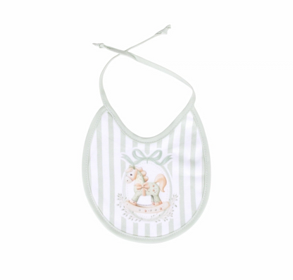 Printed Bibs with Snap Fastener - Little Stars