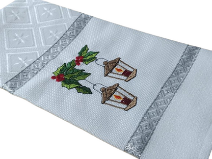 Panos de Sarja de Natal- Candeias