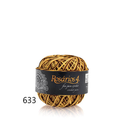 Linhas de Crochet Rosários 4, 50g- Cores Matizadas