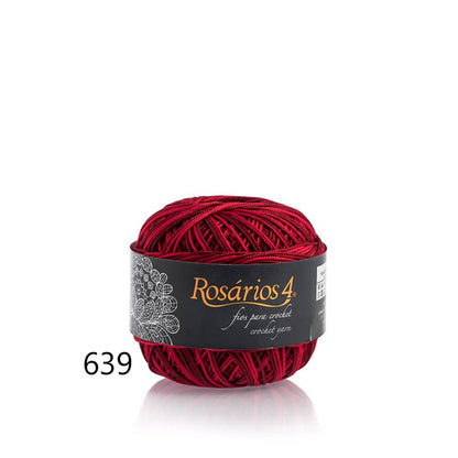 Linhas de Crochet Rosários 4, 50g- Cores Matizadas