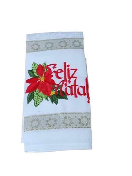 Panos de Sarja de Natal- Flor do Natal
