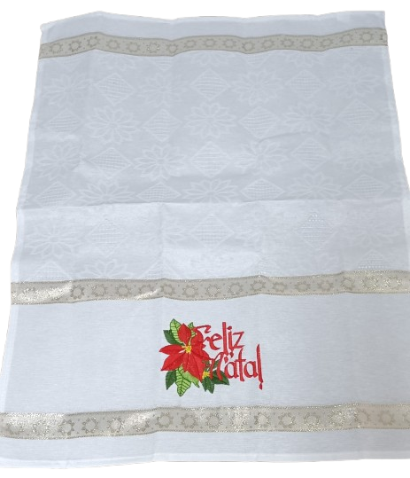 Panos de Sarja de Natal- Flor do Natal
