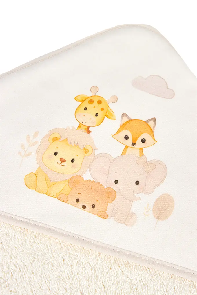 Toalhas de Banho Estampadas- Animais Selvagens