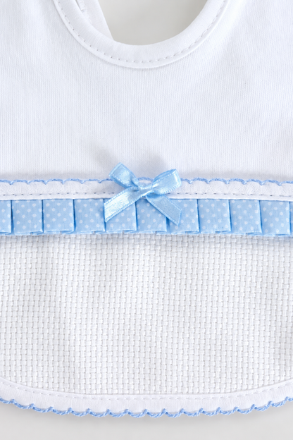 Conjunto de Bebé: Babete + Fralda para Bordar