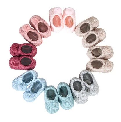 Carapins em Malha com Pompom | Coleção Outono/Inverno