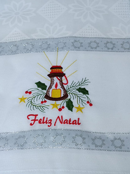 Panos de Sarja de Natal- Lamparina