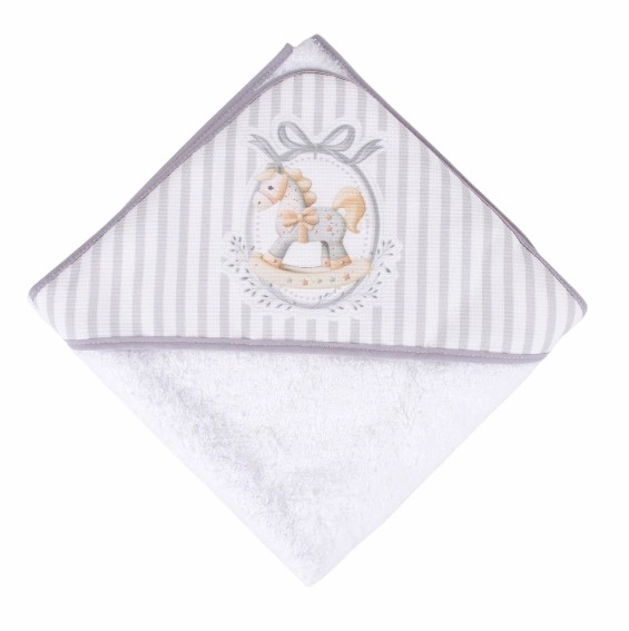Toalhas de Banho Estampadas- Cavalinho no Baloiço