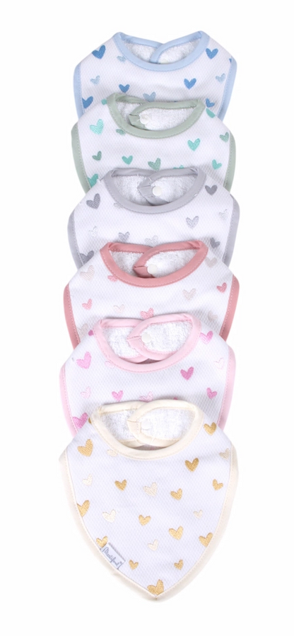 Bavoirs Imprimés avec Boutons-Pression - Petites Étoiles