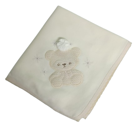 Fraldas Bordadas- Ursinho com Gorro