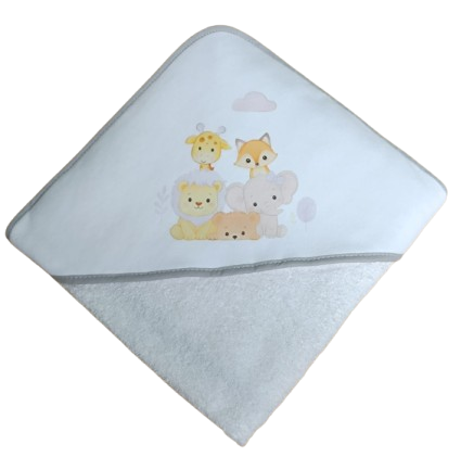 Toalhas de Banho Estampadas- Animais Selvagens