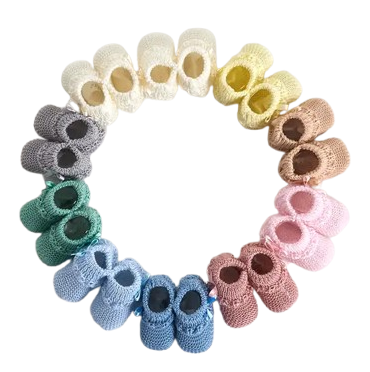 Carapins em Malha Perlé com Laço | Coleção Outono/Inverno