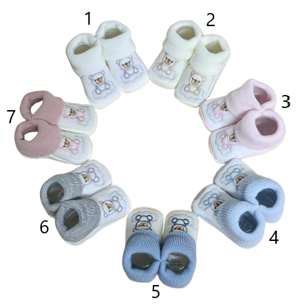 Carapins Bordados Bebé Ursinho