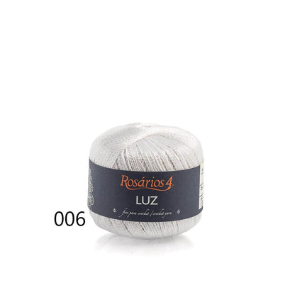 Linha de Crochet Metalizada da Rosários 4- Luz