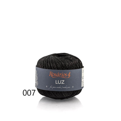 Linha de Crochet Metalizada da Rosários 4- Luz
