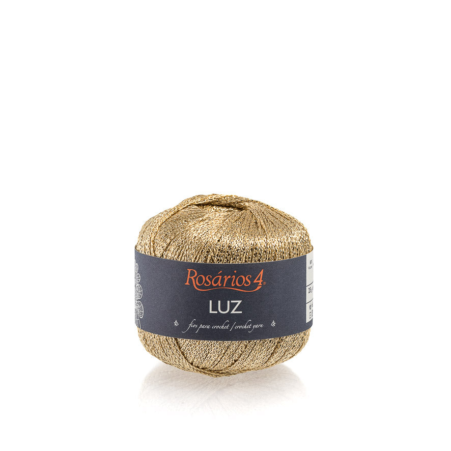 Linha de Crochet Metalizada da Rosários 4- Luz