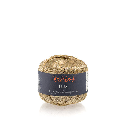Linha de Crochet Metalizada da Rosários 4- Luz