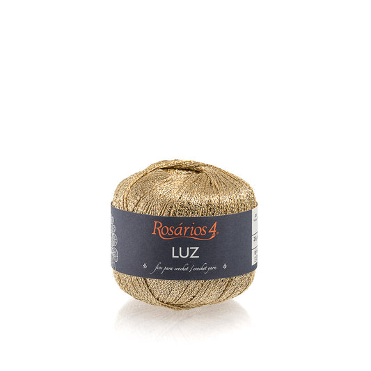 Linha de Crochet Metalizada da Rosários 4- Luz