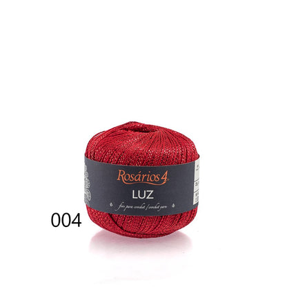 Linha de Crochet Metalizada da Rosários 4- Luz