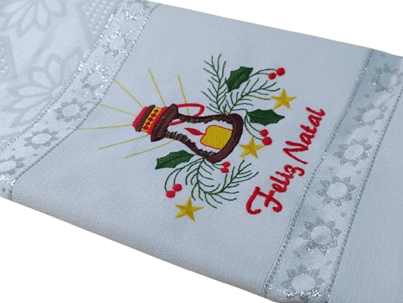 Panos de Sarja de Natal- Lamparina