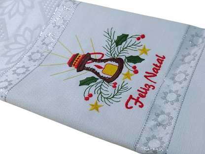 Panos de Sarja de Natal- Lamparina
