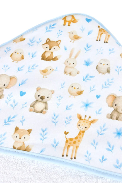 Serviettes de bain imprimées – Animaux