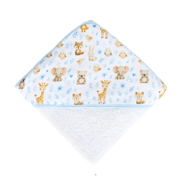 Serviettes de bain imprimées – Animaux