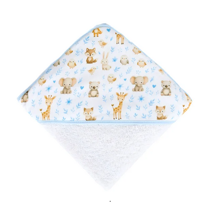 Serviettes de bain imprimées – Animaux