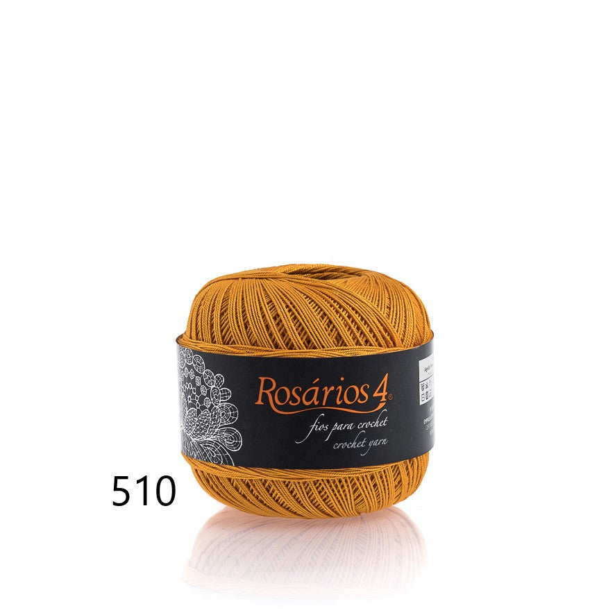 Fils à crocheter Rosários 4, 50g - Couleurs unies