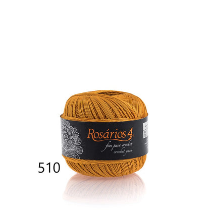 Fils à crocheter Rosários 4, 50g - Couleurs unies