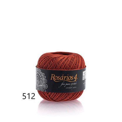 Fils à crocheter Rosários 4, 50g - Couleurs unies