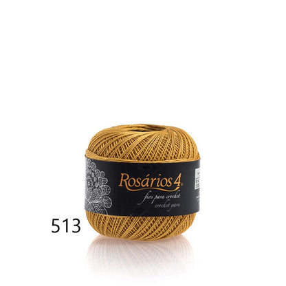 Fils à crocheter Rosários 4, 50g - Couleurs unies