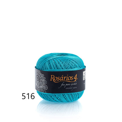 Fils à crocheter Rosários 4, 50g - Couleurs unies