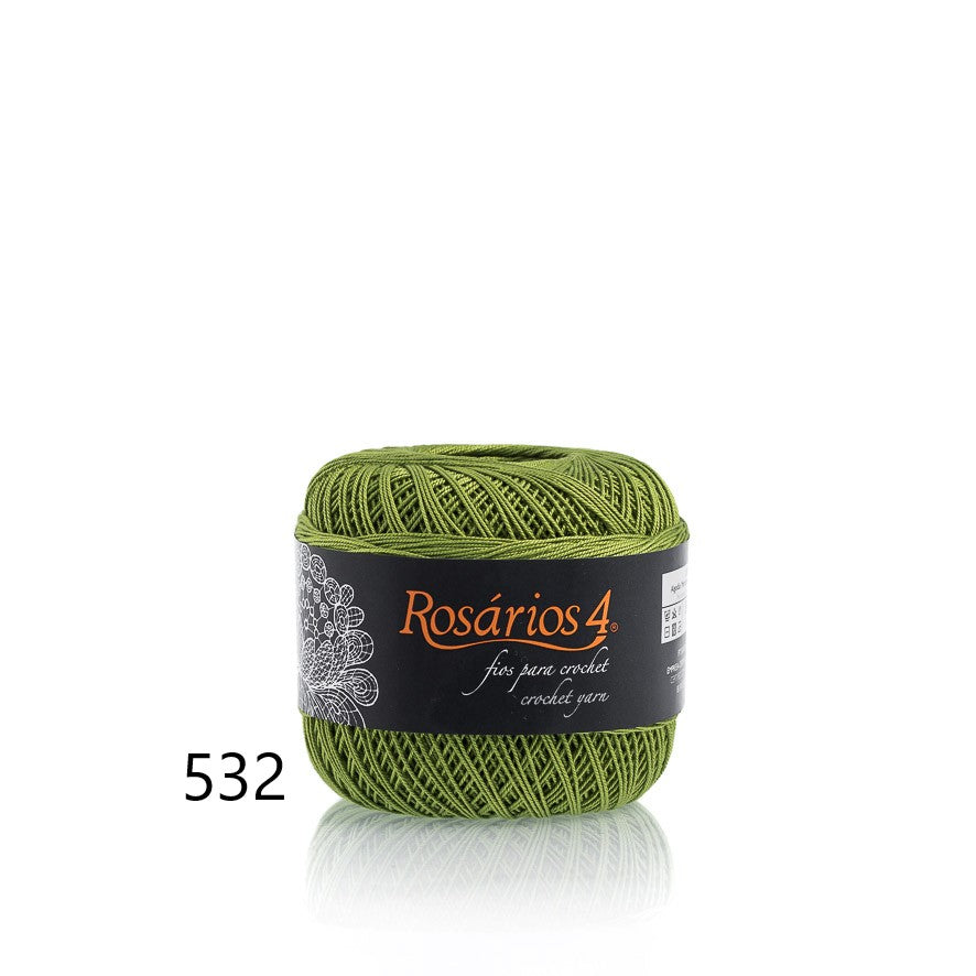 Fils à crocheter Rosários 4, 50g - Couleurs unies